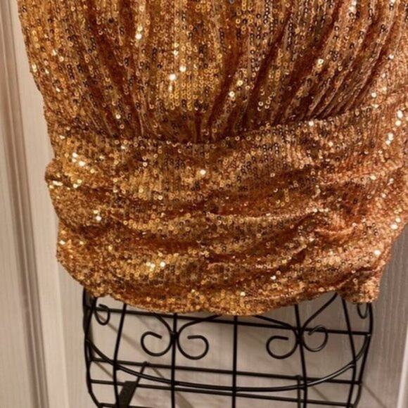 Free People Ta Da Top Gold L - Picture 10 of 10